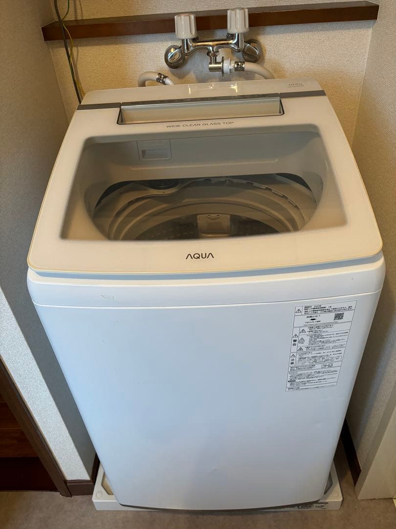 AQUA 縦型洗濯機 10㎏送料込み9月15まで！！