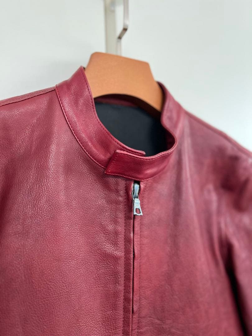 試着のみ BACKLASH シングルライダース RED S