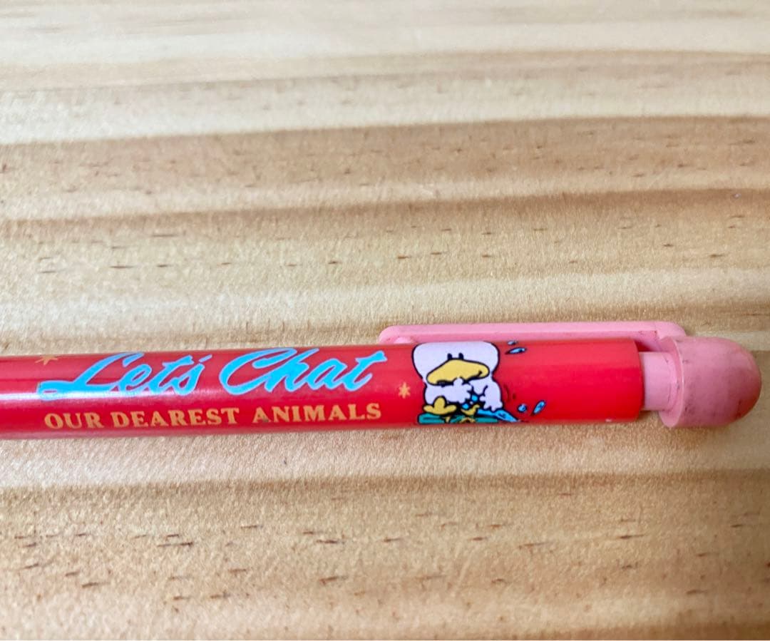昭和レトロ ソニクリ レッツチャット シャーペン 80s シャープペンシル