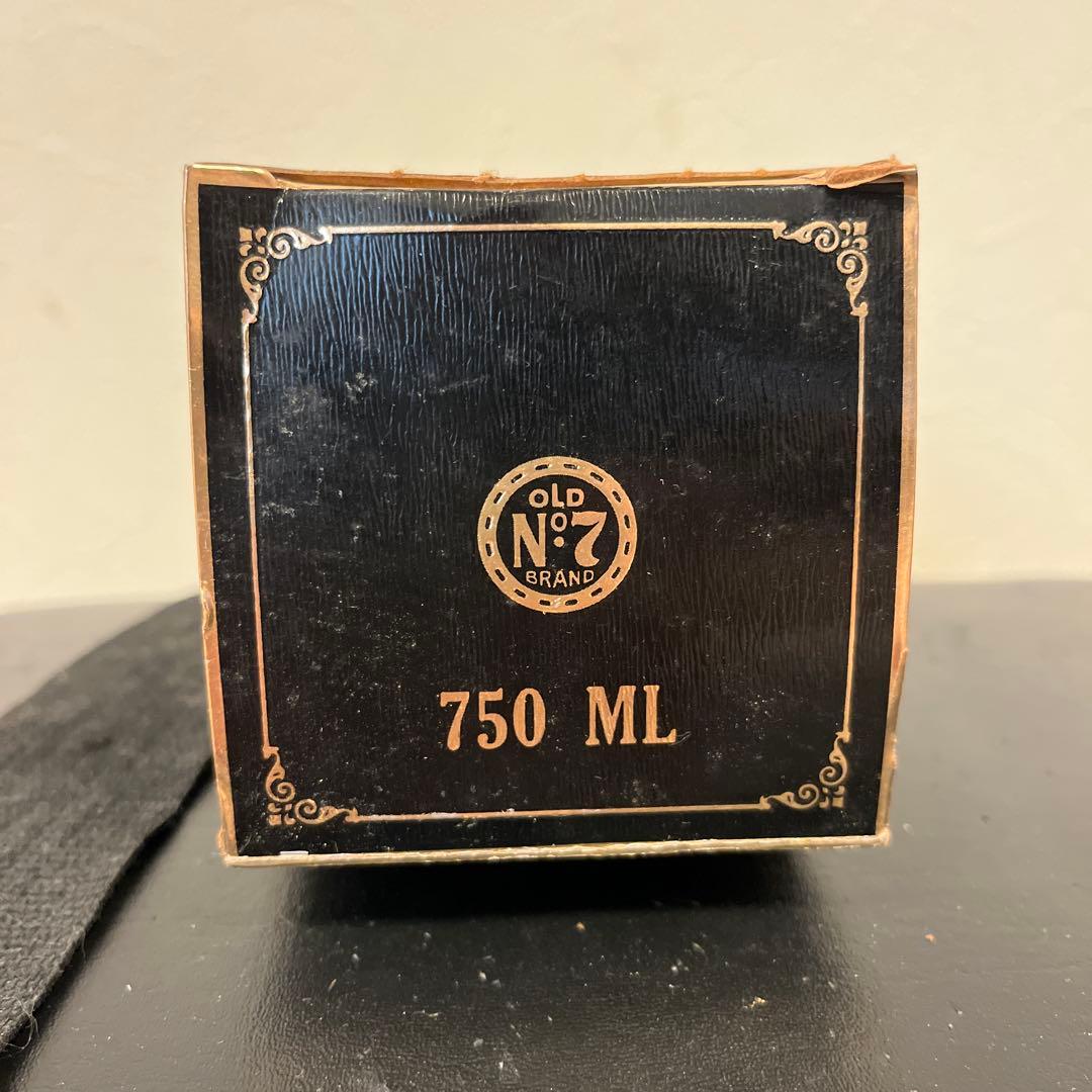 ジャックダニエル 旧ボトル 750mℓ 赤紙封印 瓶底84年 未開栓 古酒