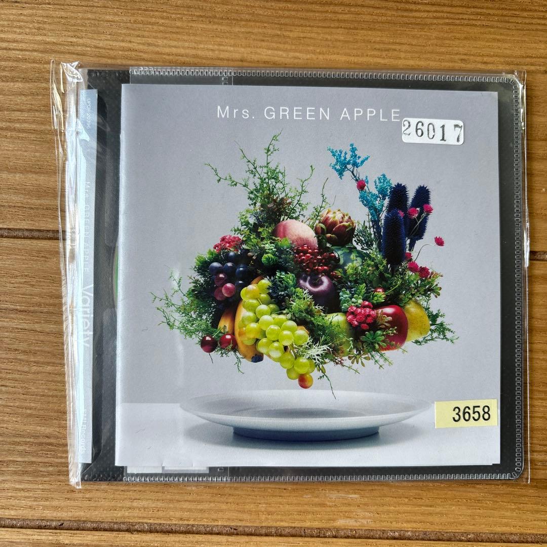 Mrs.GREEN APPLE「Variety」◇メジャーデビューミニアルバム - メルカリ