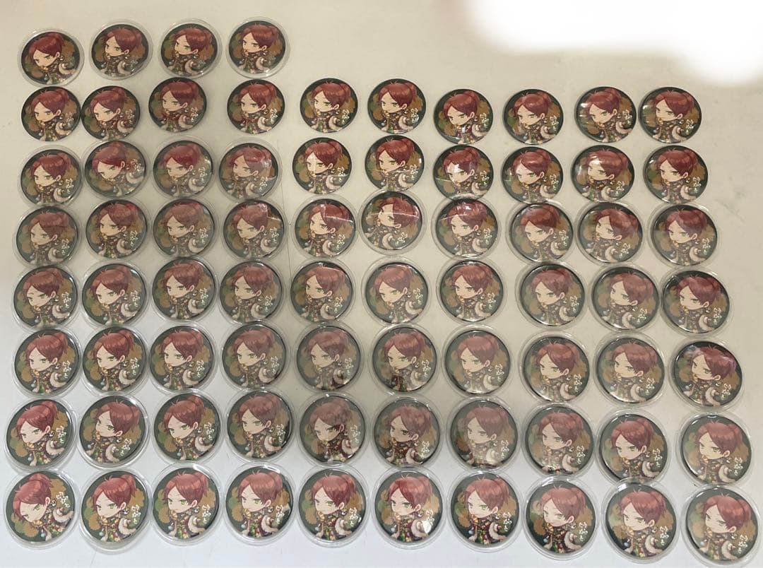 V17.浦島坂田船 花魁 缶バッジ うらたぬき 2020 春ツ デフォ