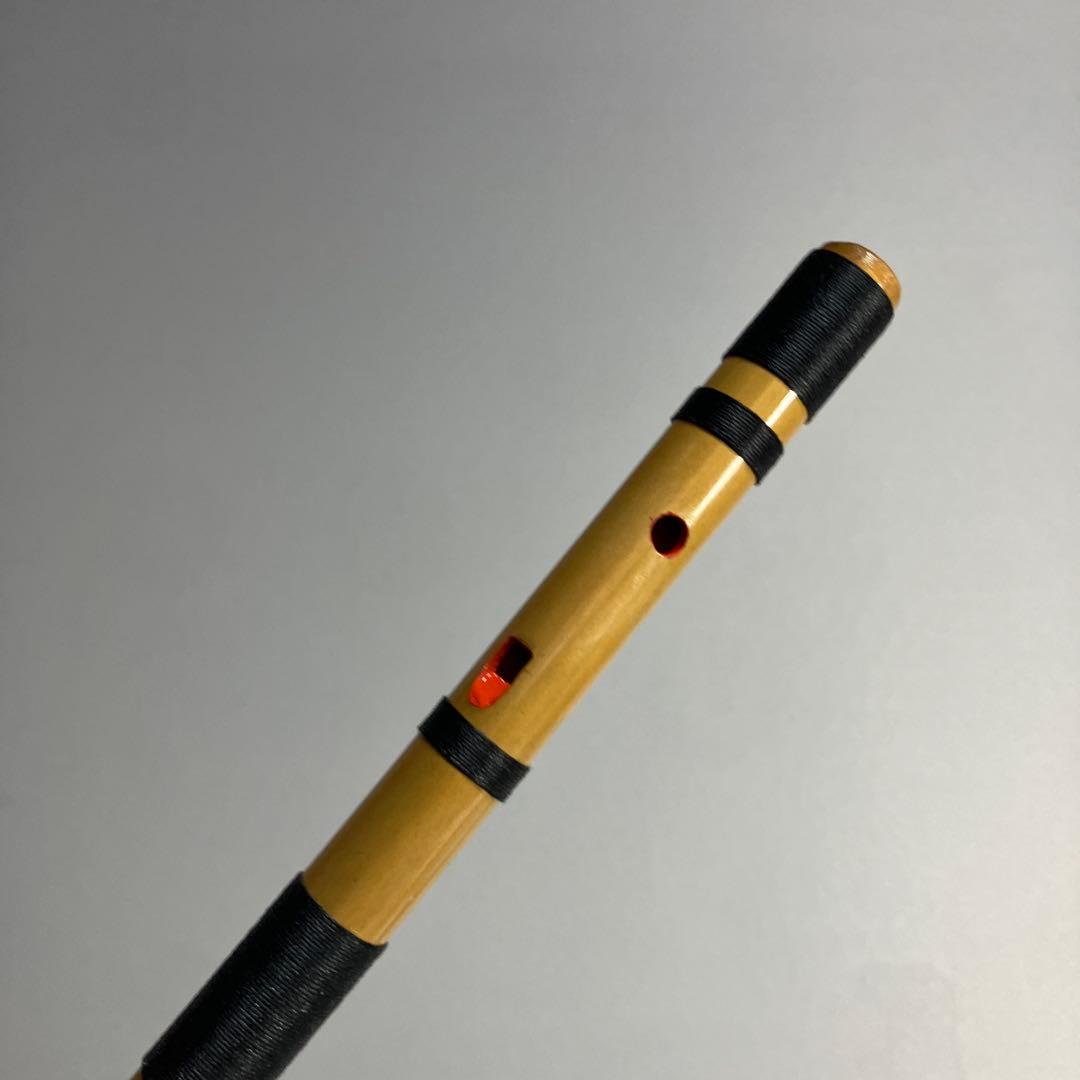 入門】神楽笛リコーダー式（古典調篠笛、囃子笛）CMRX-114 総巻 咥え
