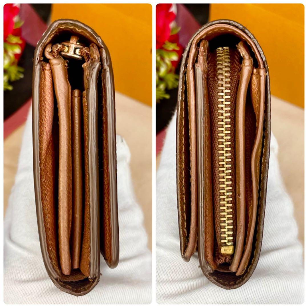 ルイヴィトン トレゾール モノグラム L字ファスナー 折り財布