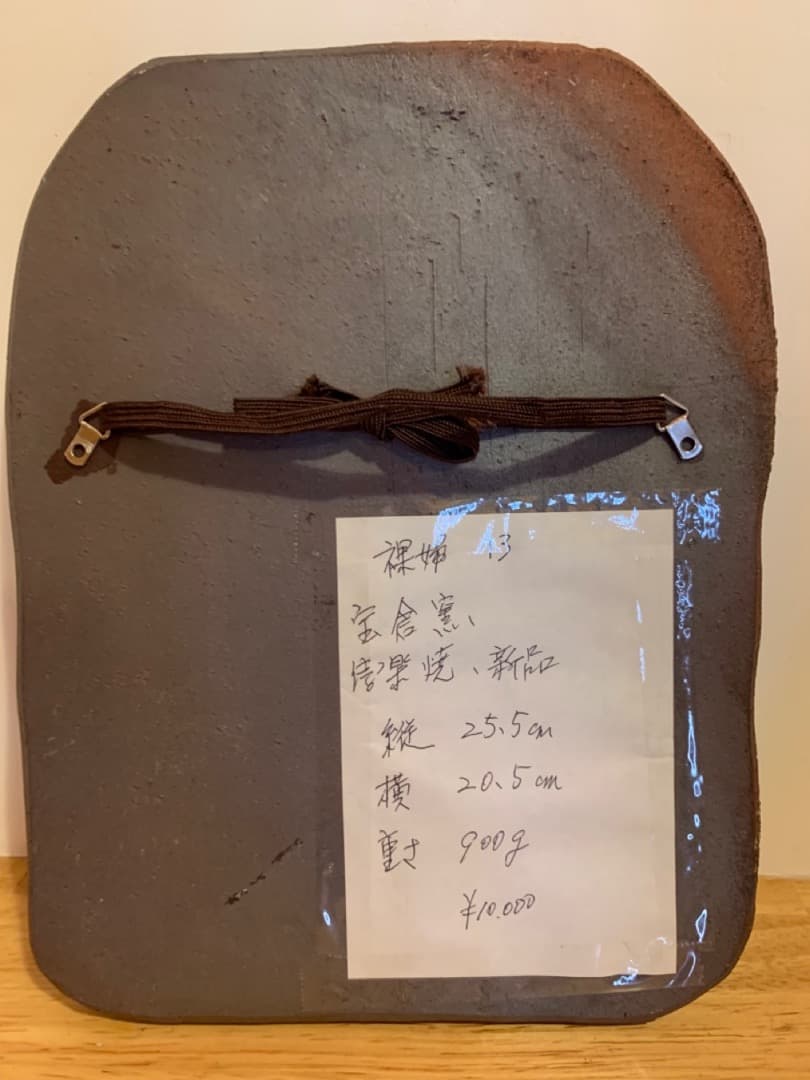 裸婦9信楽焼陶製美術品アート壁掛け