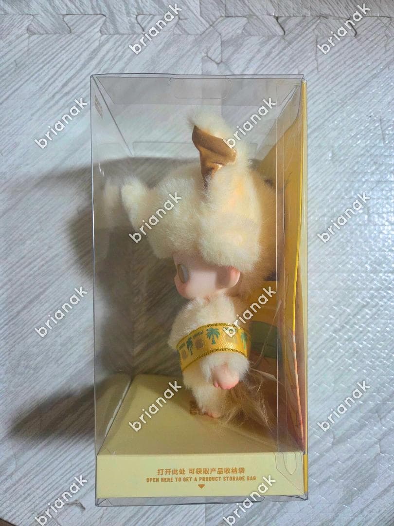 DIMOO ELEPHANT IN MOONLIGHTキーホルダー付きぬいぐるみ