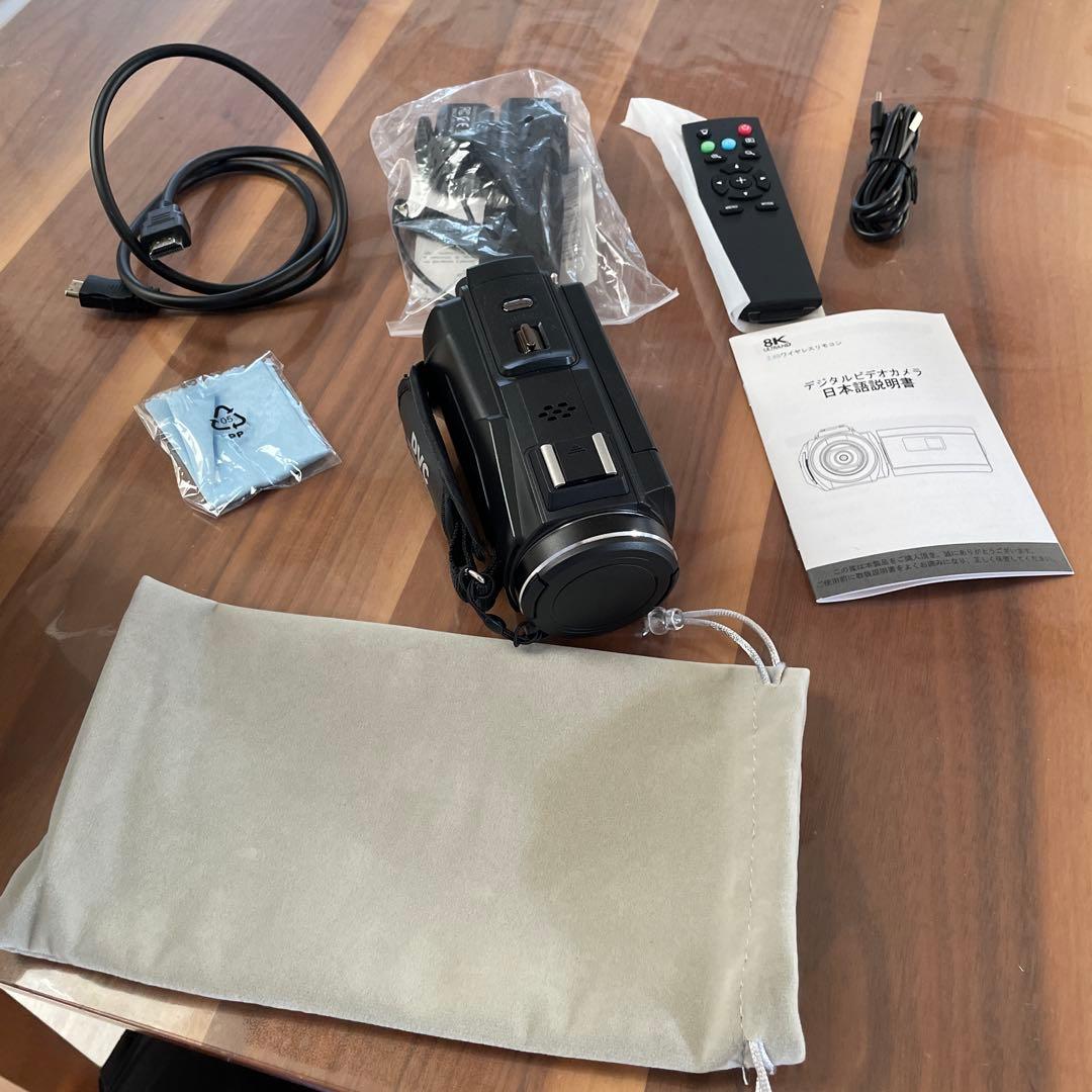 ビデオカメラカメラ8K6400万画素 18倍ズームWifi内蔵ライト