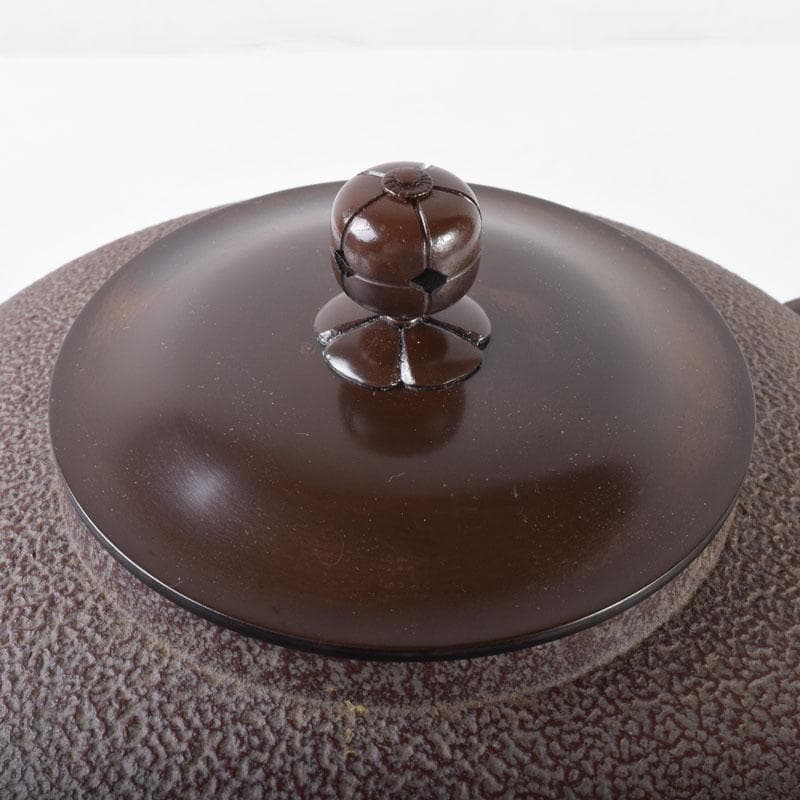 人間国宝 釜師 高橋敬典作 利休好 尻張釜 共布 共箱 M R7757C - メルカリ