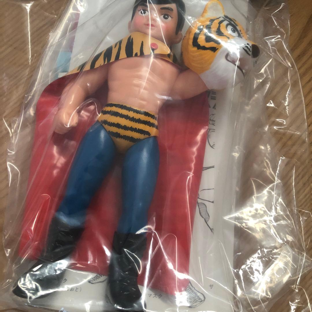 メディコムトイソフビタイガーマスク （初期型きいろ1期）フィギュアプロレス