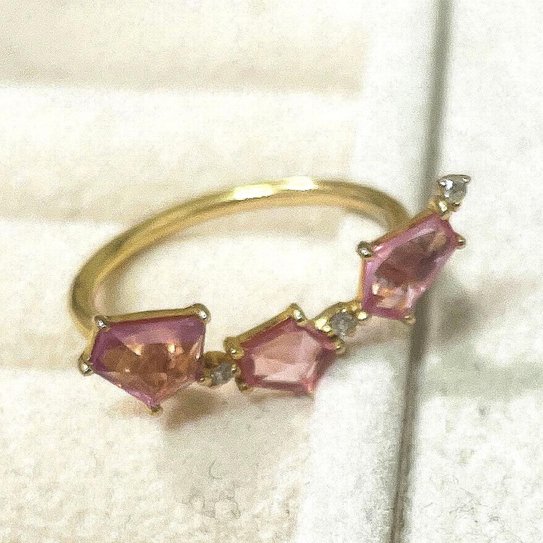 ARTIDAOUD 「eden」 6th マルチサファイアカーブドリング