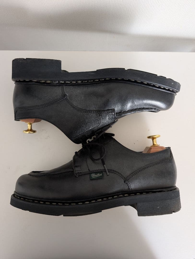 【美品】パラブーツ　シャンボード　ブラック　5.5サイズ シューツリー付き