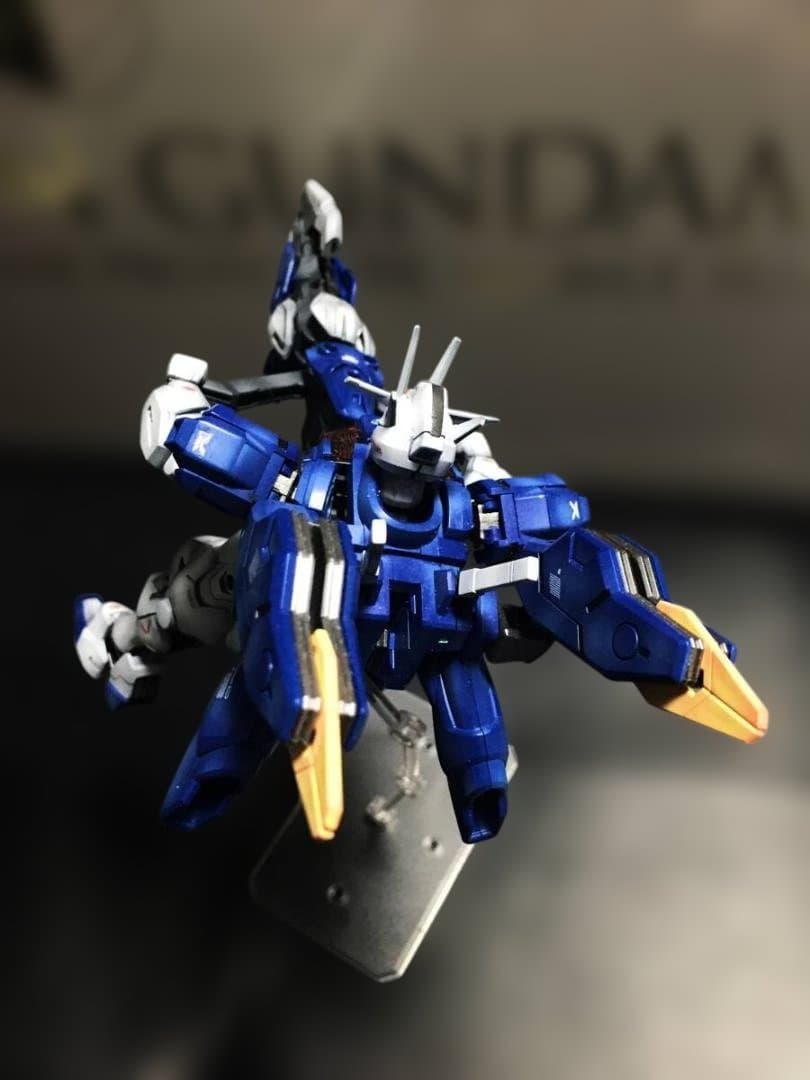 水星の魔女 HG 1/144 エアリアルリビルド グラデーション全塗装完成品