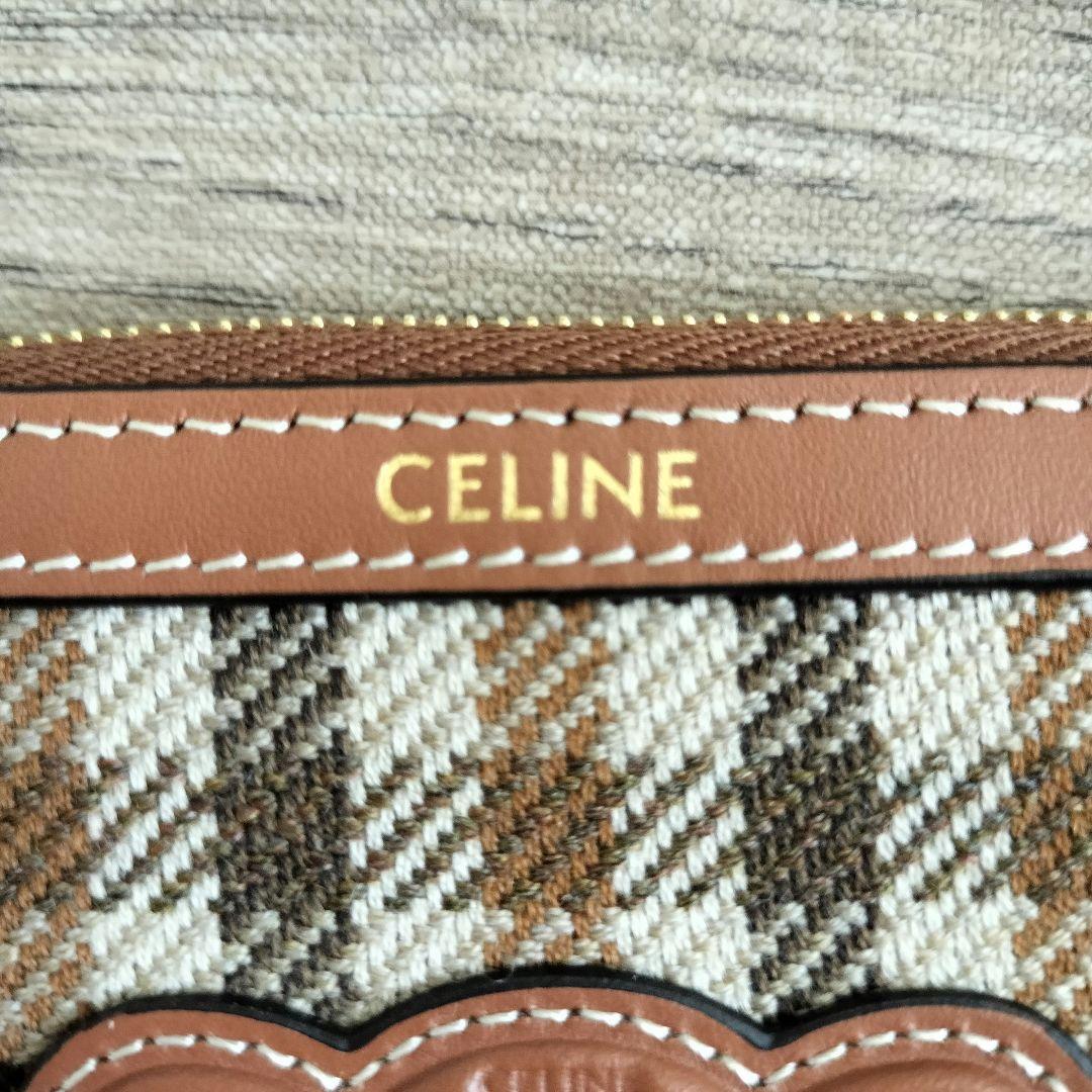 希少✨CELINE セリーヌ ケース　カードポーチ　チェック柄