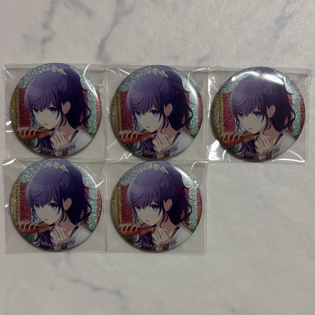 プロセカ グリッター缶バッジ47C 朝比奈まふゆ - メルカリ