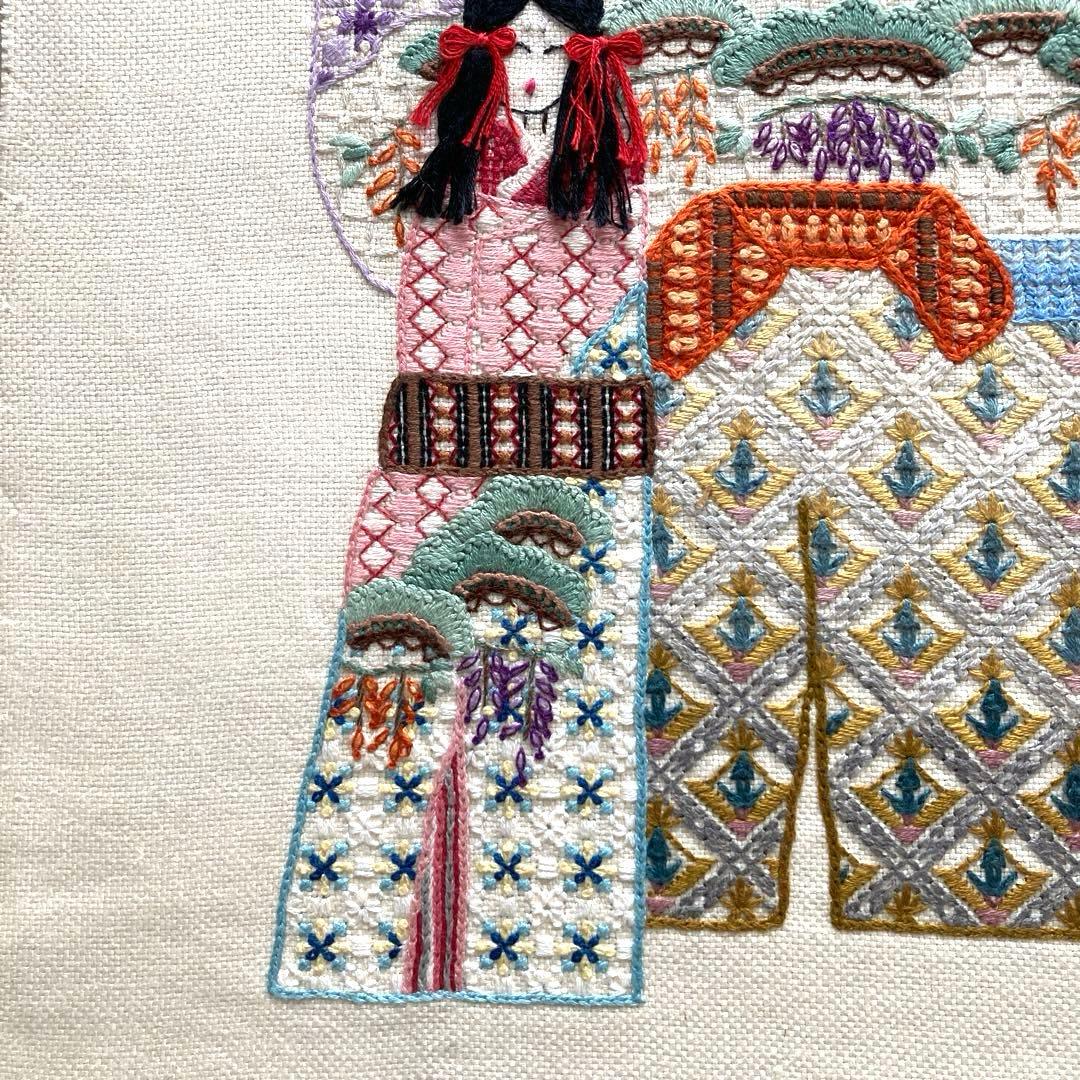 雛人形 刺繍 戸塚刺繍 ひな祭り - メルカリ