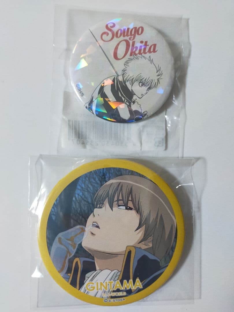 銀魂 銀時 J-WORLD JW 缶バッジ ホログラム缶バッジ 銀魂 銀時 J-WORLD