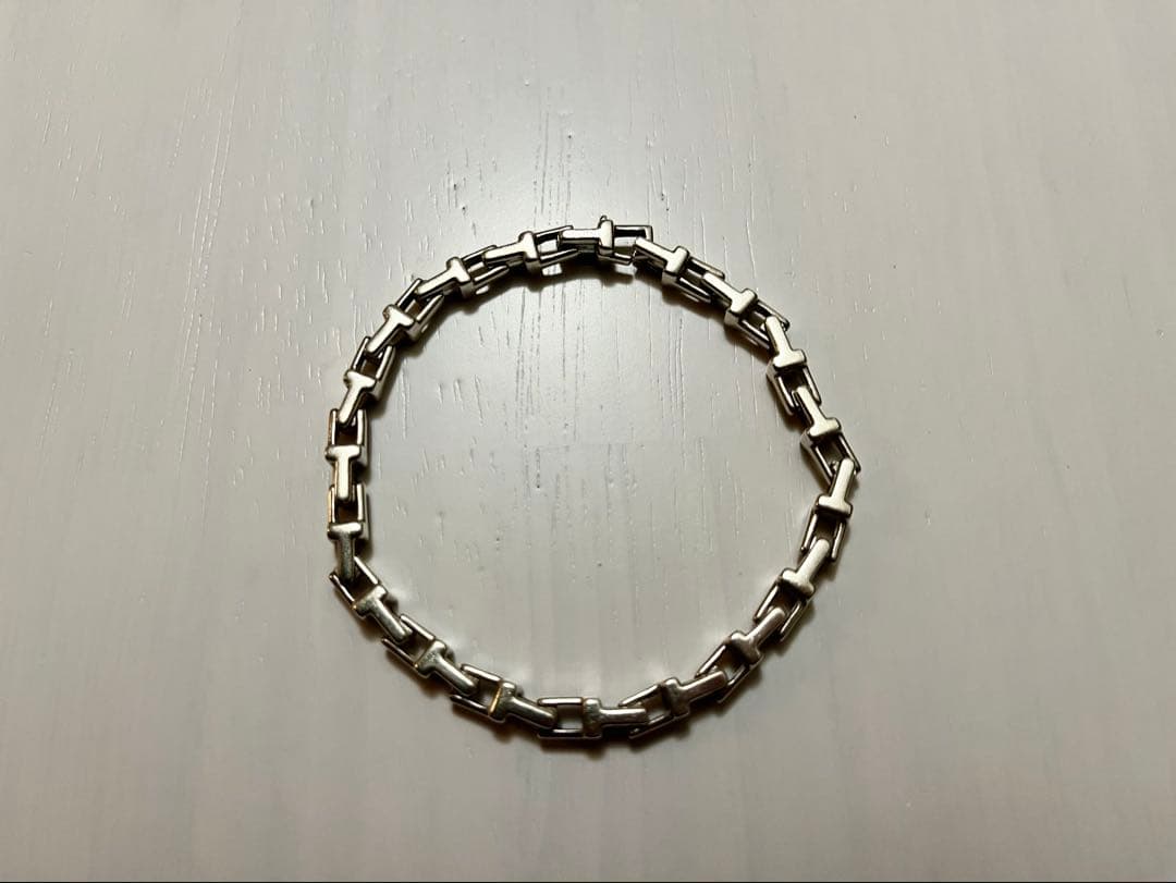 Tiffany & Co. ティファニーTナローチェーンブレスレット