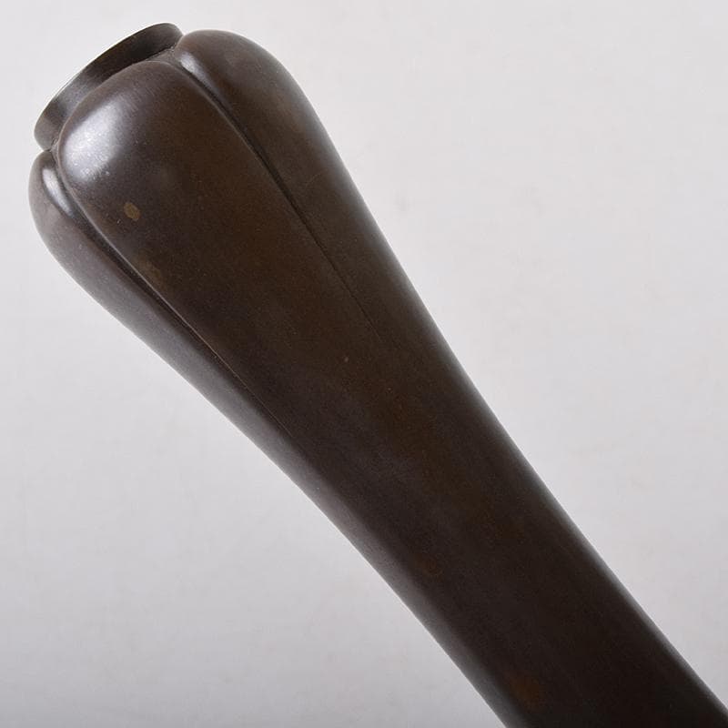 茶道具 一ノ瀬宗辰作 砂張 柚子口 花入 共布共箱 V R8700 - メルカリ