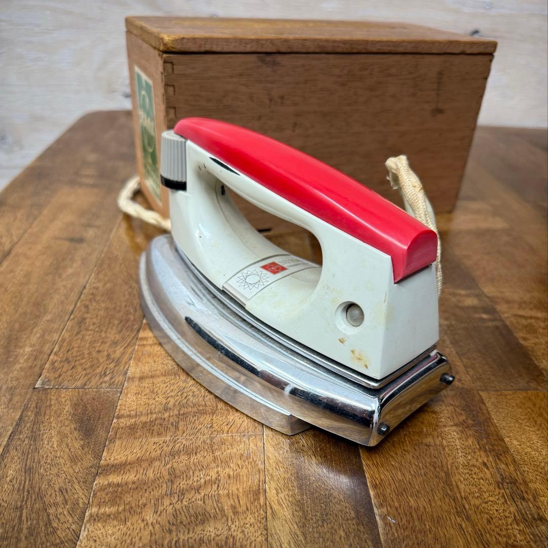 昭和レトロ アイロン ナショナル NI-39A 7号自動アイロン アンティーク