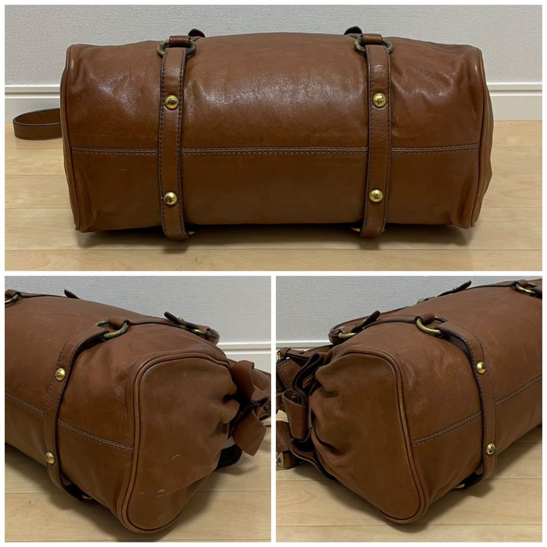 ■MIUMIU（ミュウミュウ）良品 / ハンドバッグ / ブラウン系