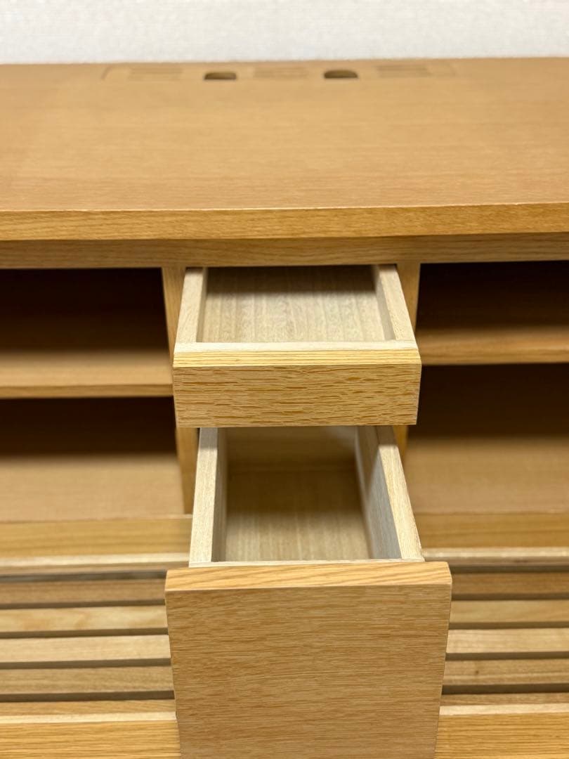 大塚家具 idc キャビネット テレビ台 ナラ材 ナチュラル 北欧