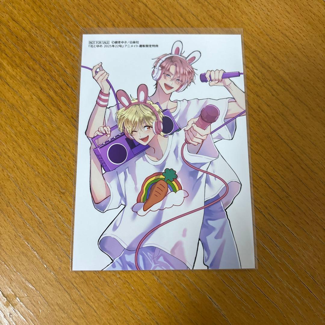 花とゆめ アニメイト通販限定特典 多聞くん今どっち!? ブロマイド