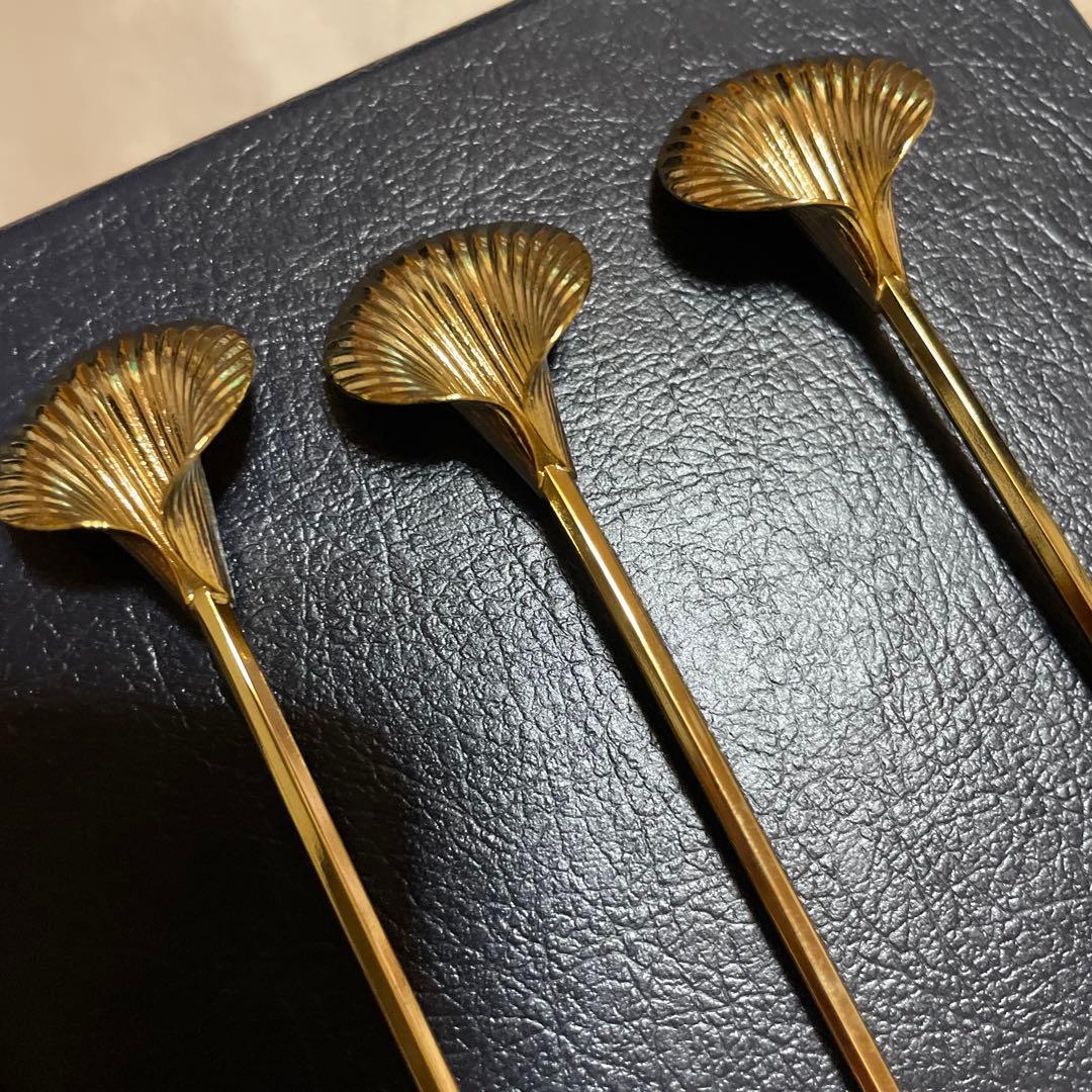 MIKIMOTO フルーツピック ゴールド 5本セット ミキモト 未使用