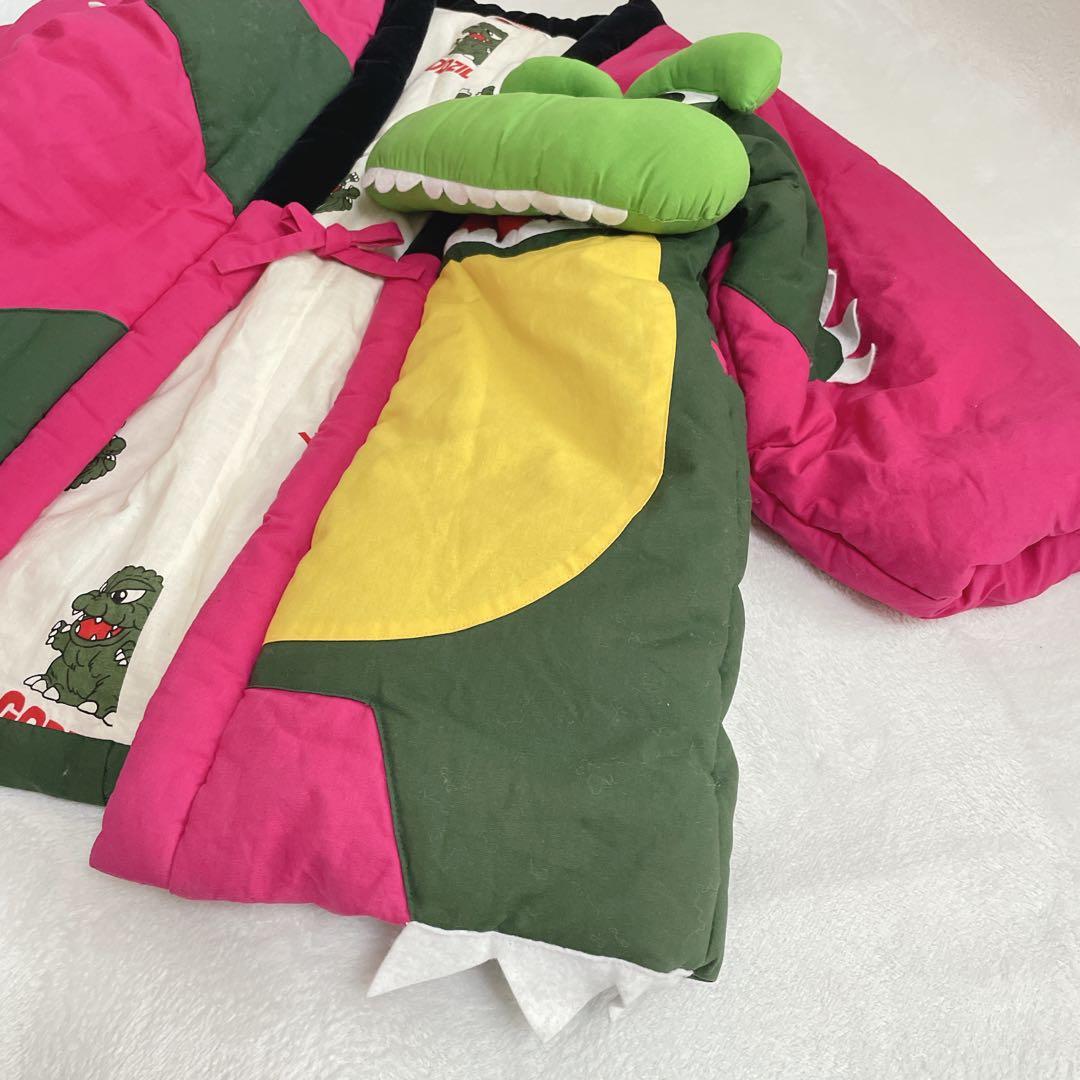 GODZILLA ゴジラ はんてん 半纏 中綿入りどてら 防寒 希少 半纏 メンズ