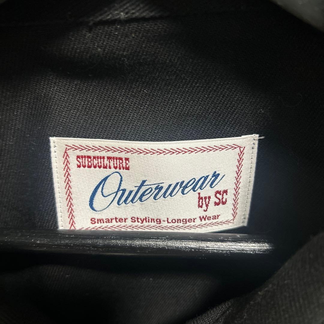 アルパカサブカルチャーTWOTONE CLOTH JACKET