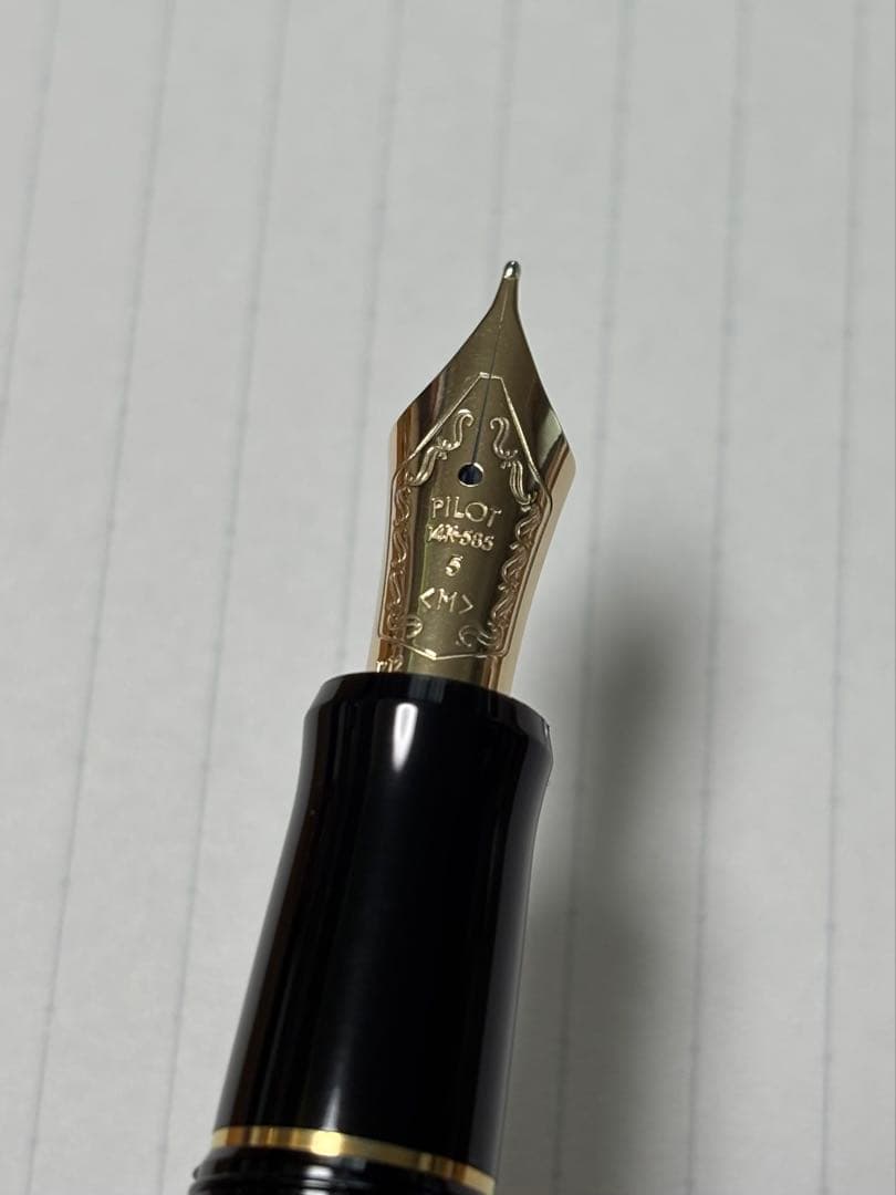 パイロット　カスタム74 中字M コンバーター付き　14K万年筆