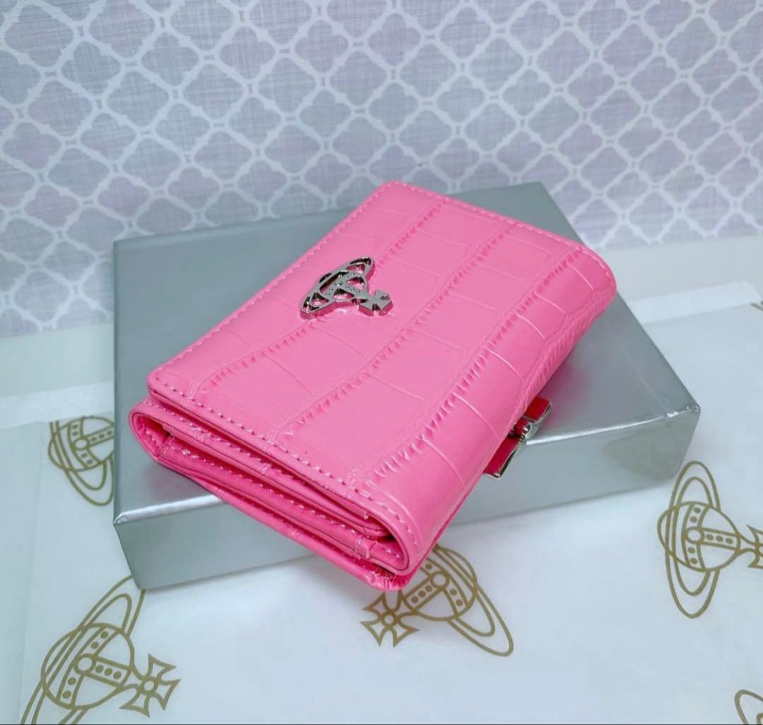 Vivienne Westwood ミニ財布 赤 三つ折 レッド Vivienne Westwood 三