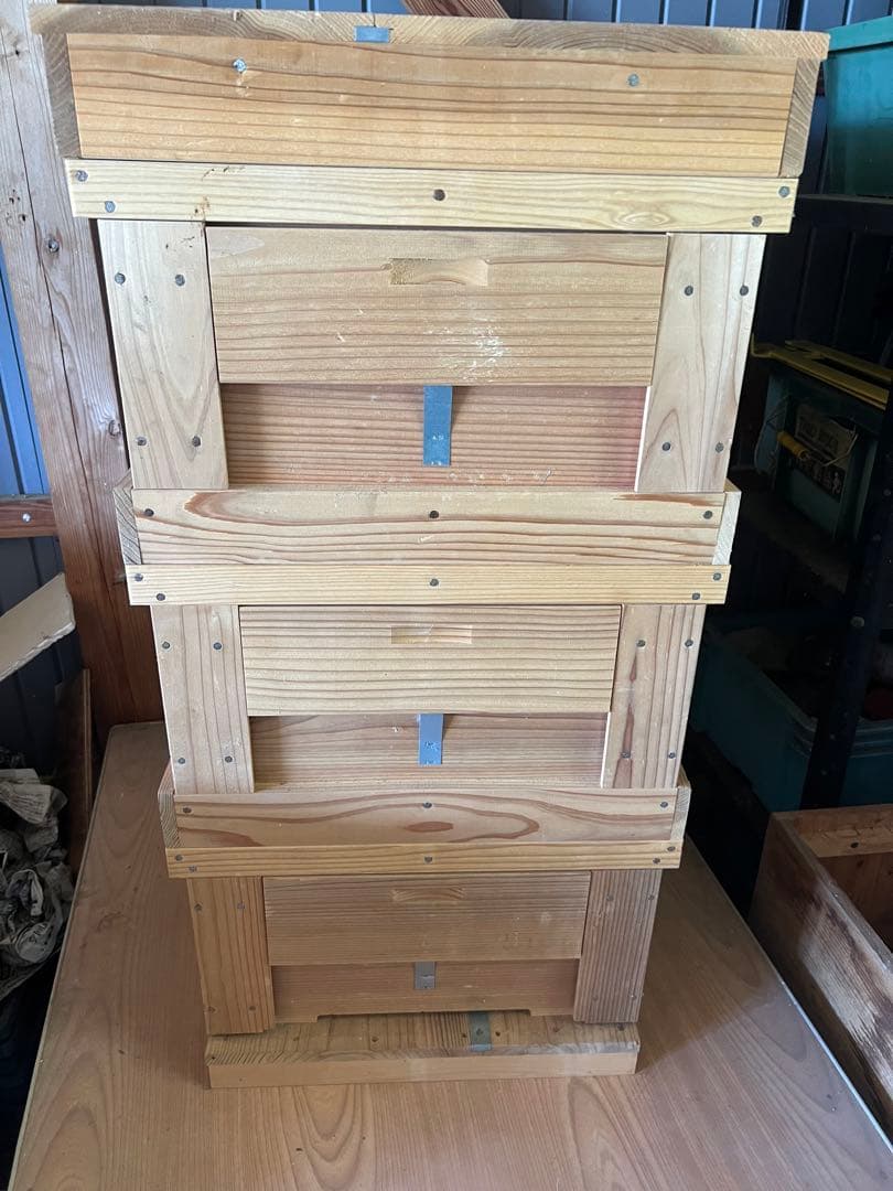 西洋蜜蜂 10 枚枠用巣箱 西洋蜜蜂 枚枠用巣箱 0 黒 焼杉