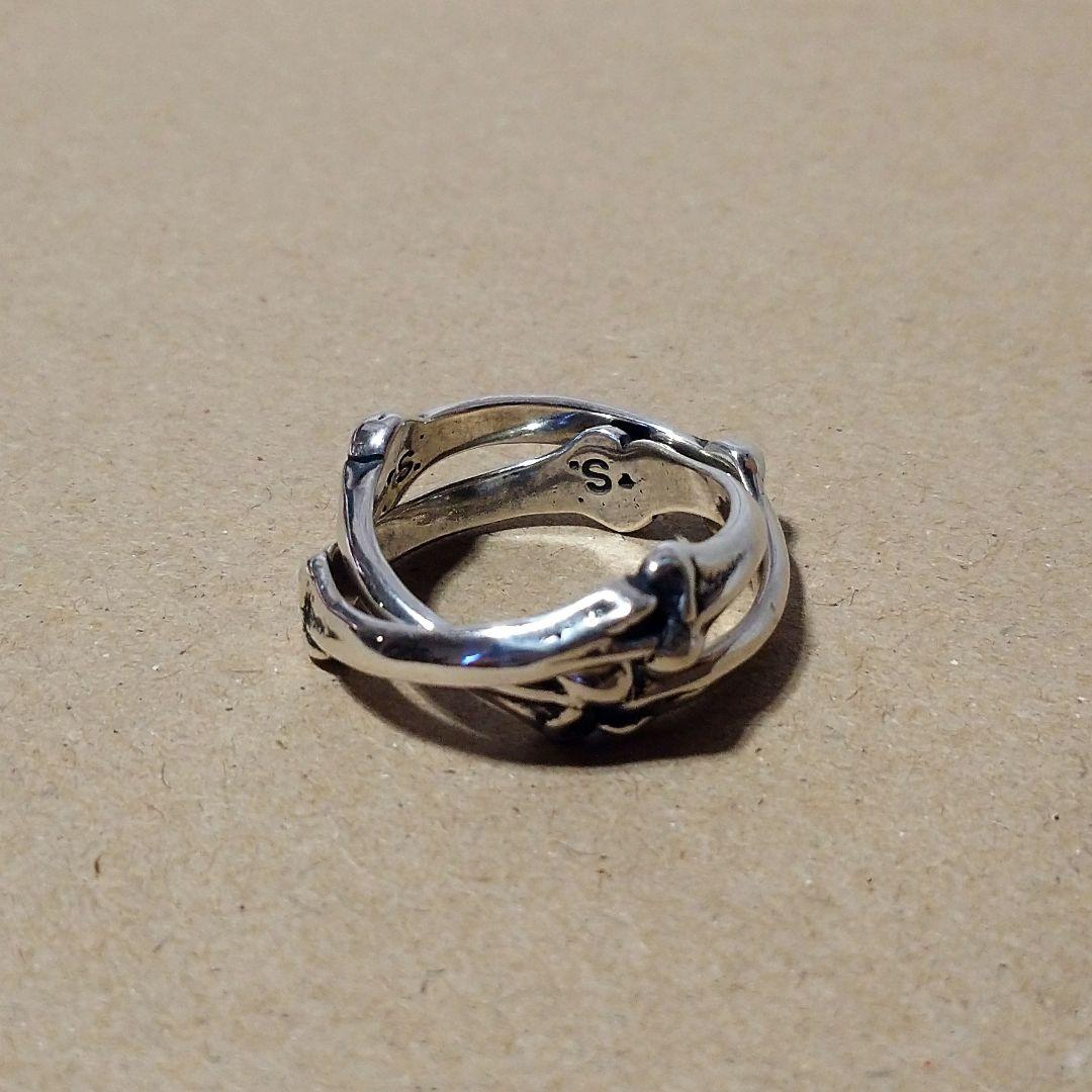 ソロイスト ボーンリング BONE SHAPED DUAL RING