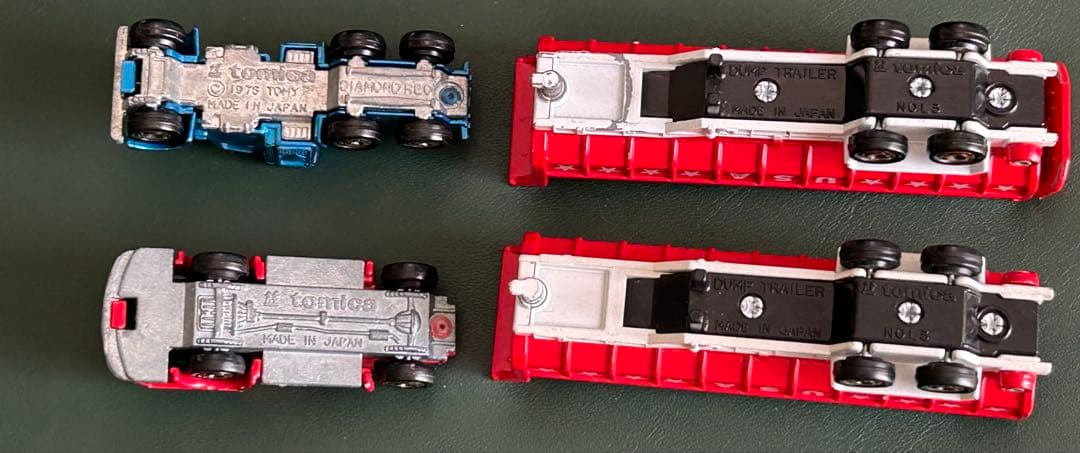 ロングトミカ ダイヤモンドレオ ダンプトレーラー 2台セット