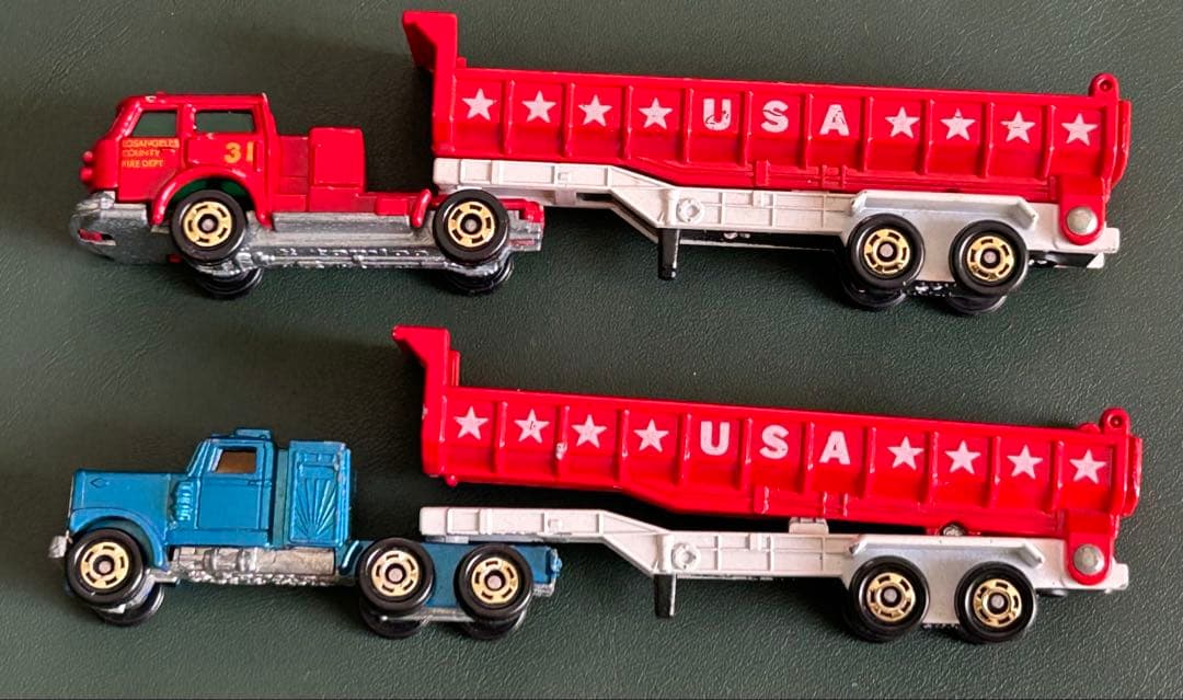 ロングトミカ ダイヤモンドレオ ダンプトレーラー 2台セット