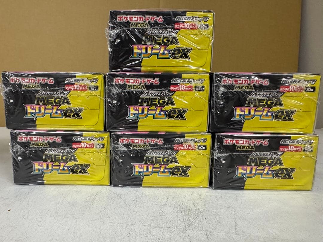 ポケモンカードゲーム MEGA ドリームEX シュリンク付き 7BOX - メルカリ