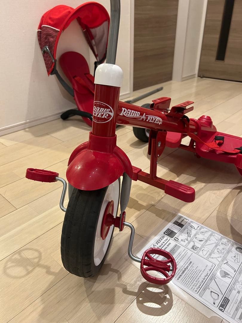 限定値下げ 廃盤品RADIO FLYER 三輪車 赤 2人乗り ラジオフライヤー