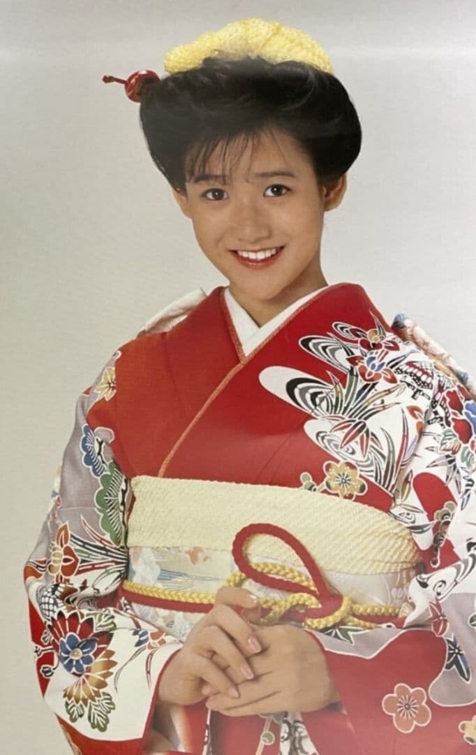 当時物】岡田有希子『二人だけのセレモニー 』A1特大ポスター 非売品