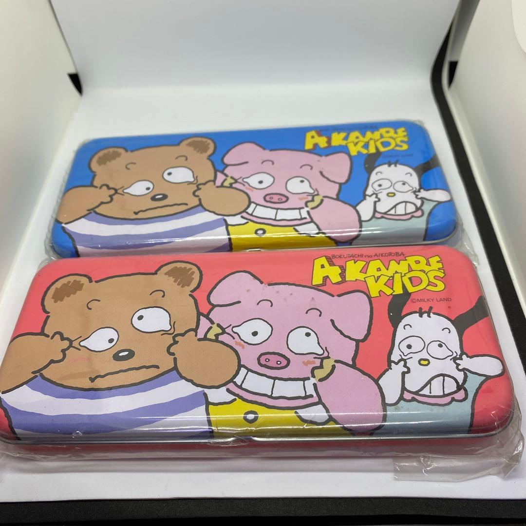 昭和レトロ ファンシー 缶ペンケース セット 懐かし 80年代 カンペン 2