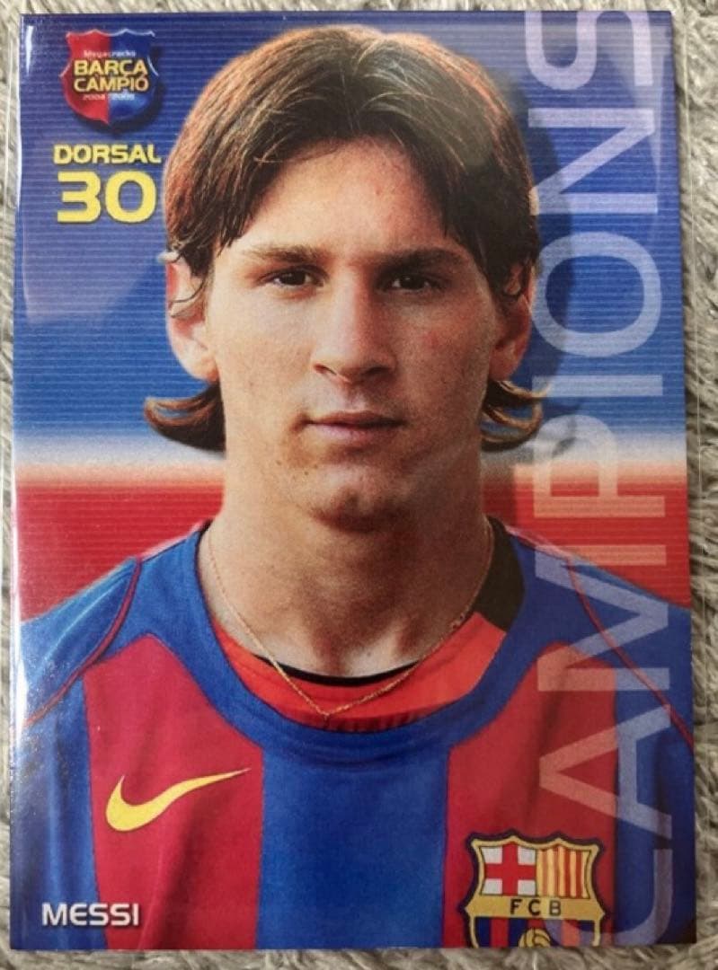 リオネルメッシ ルーキーカード 2004 Panini Mega Cracks MESSI ROOKIE