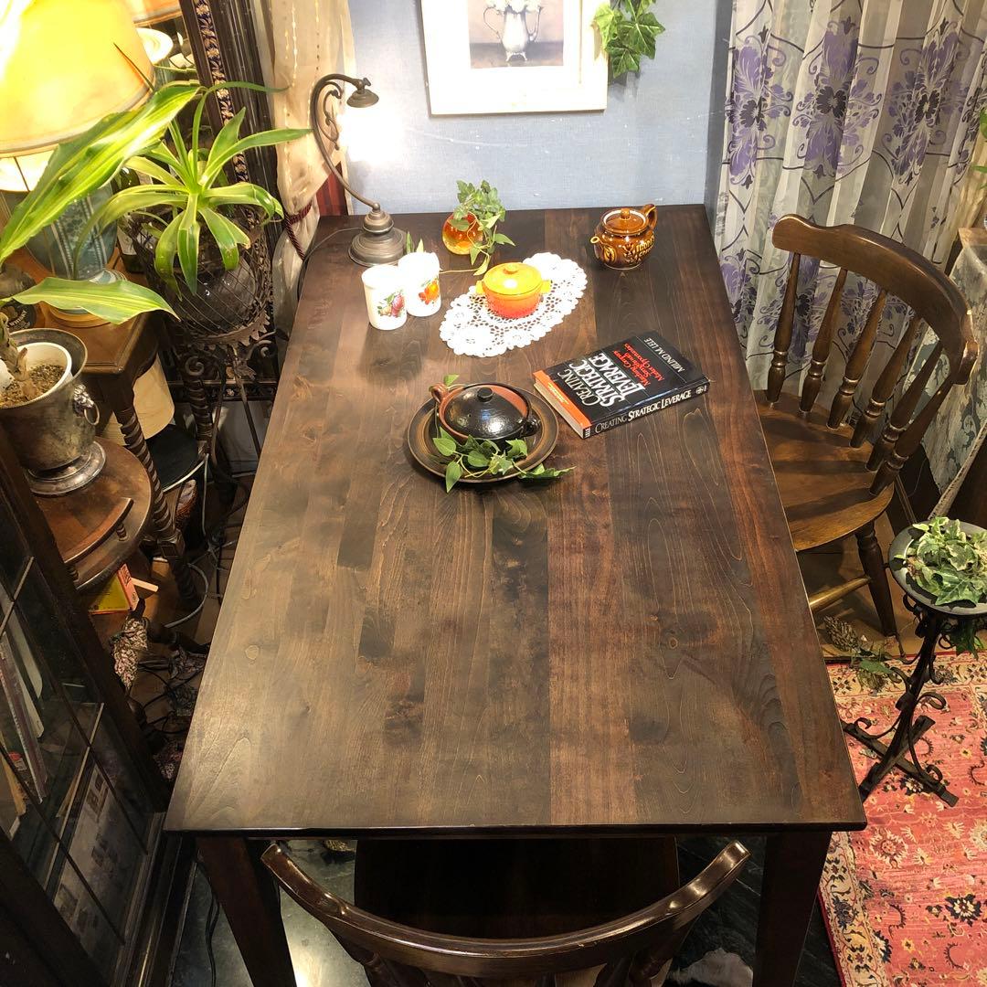 アルダー　ソリッド　オイルフィニッシュ　４DR ダイニングテーブル