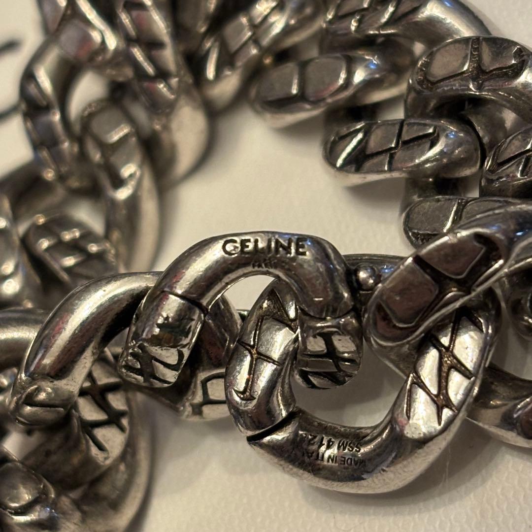 CELINE アニマル チェーン ブレスレット エディ期SSM4218