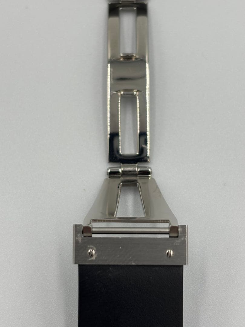 ウブロ　ブラックラバーベルト ステンレスバックル