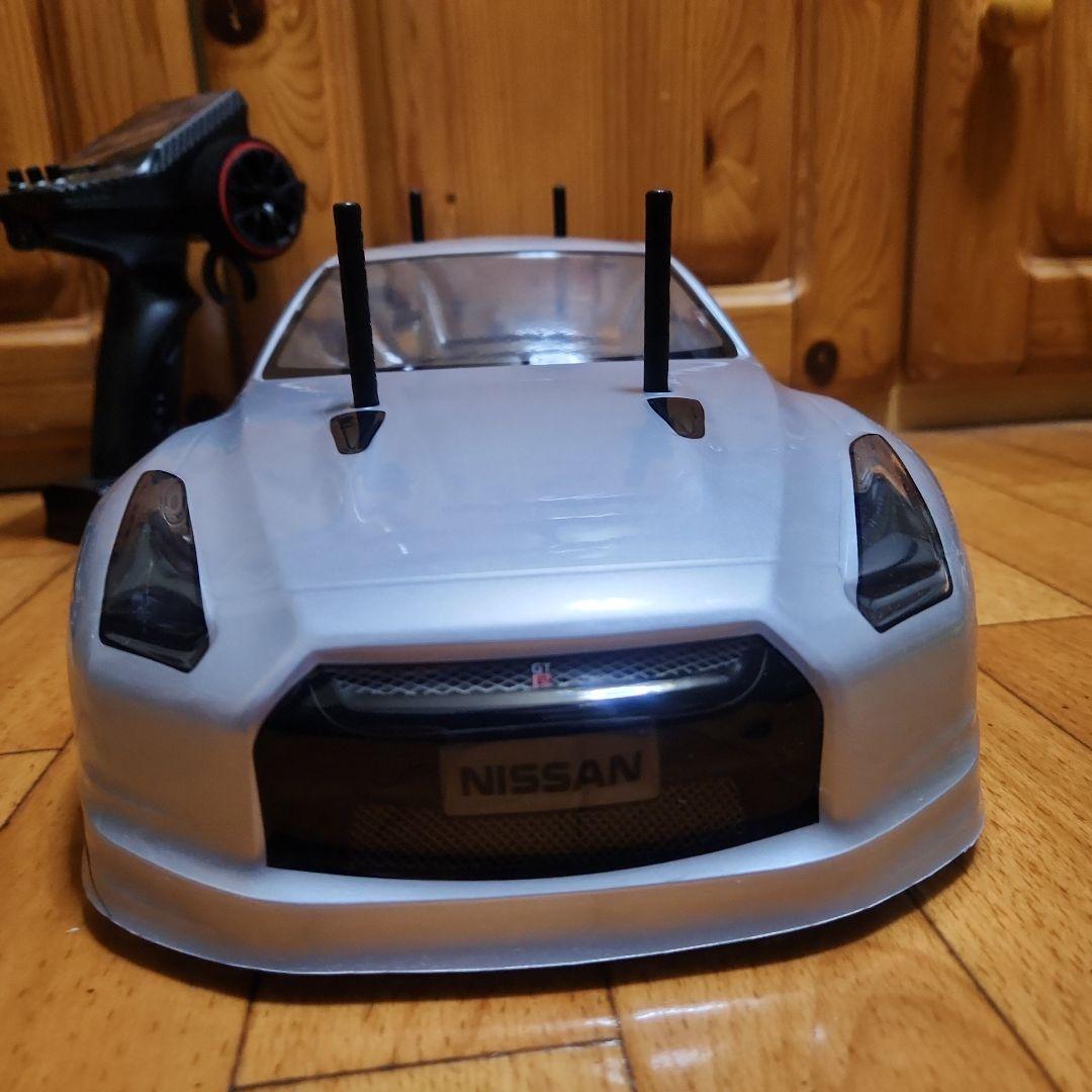 タミヤ ドリフト ラジコン フルセット　TT02　　銀色　35 ボディ　tt01