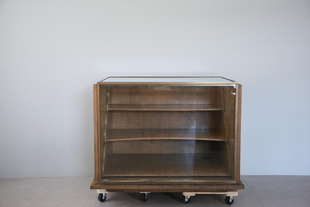 英国アンティークショップディスプレイキャビネット/カウンター