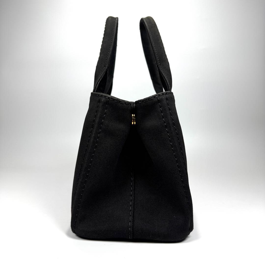 PRADA カナパ S 2way ショルダー付 黒 ハンドバッグ