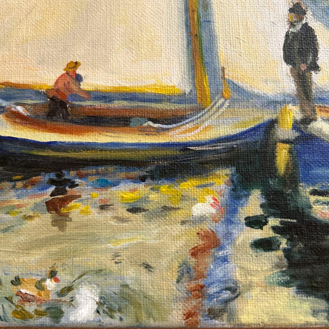 モネ湖畔ヨット模写