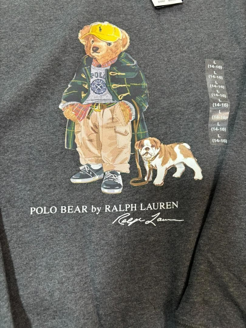 ラスト1枚2025新品ラルフローレンボーイズポロベアトレーナーボーイズL160