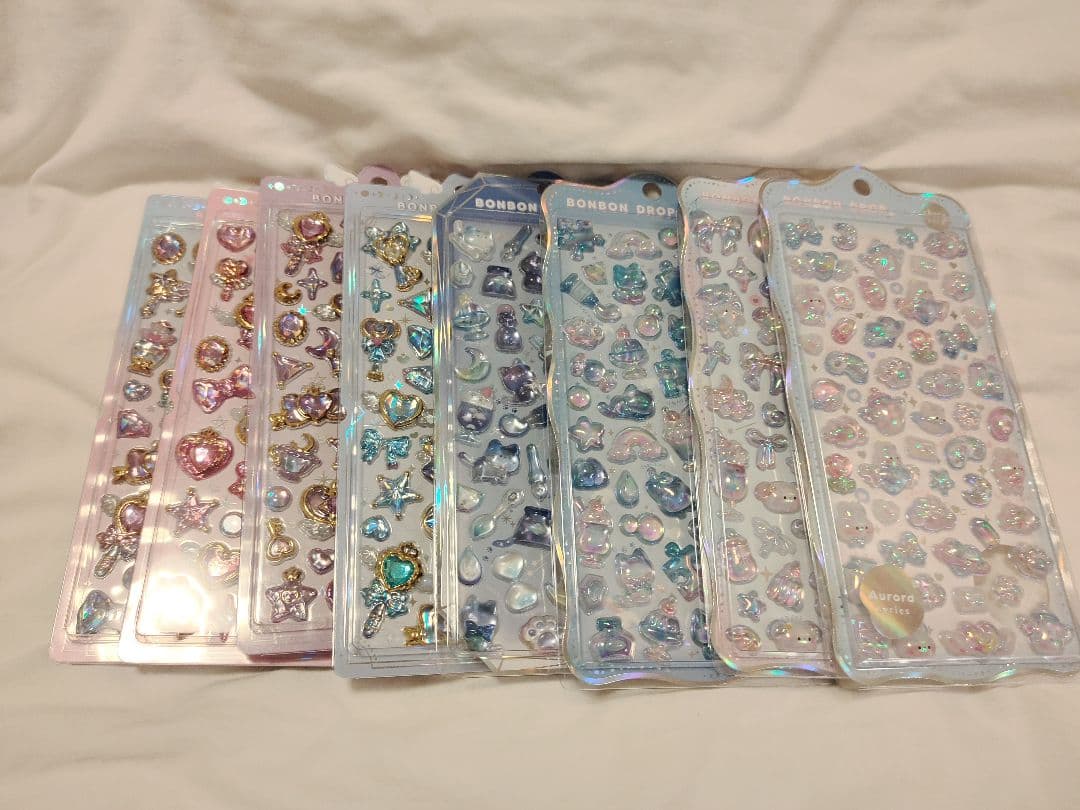 ボンボンドロップシール　うるちゅる　73枚　サンリオ　ディズニー　オリジナル