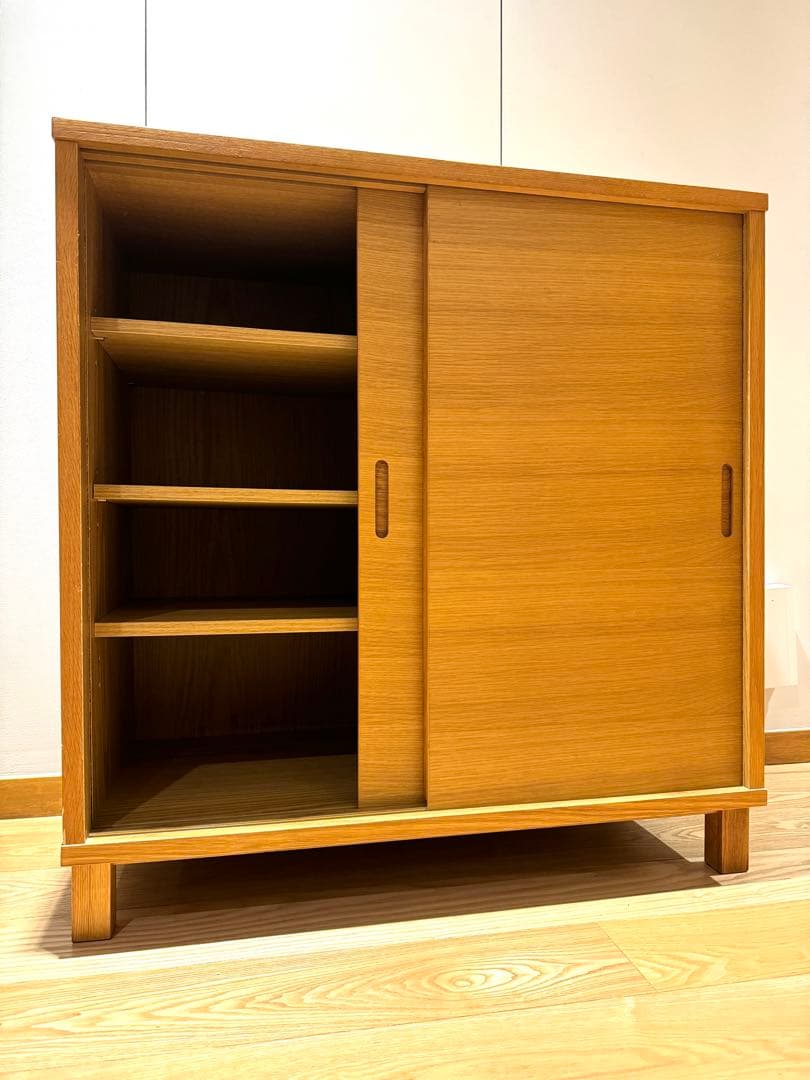 無印良品 オーク材キャビネット